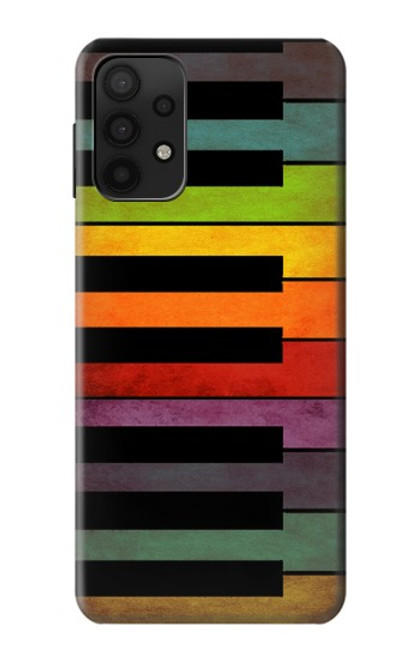 W3451 Piano coloré Etui Coque Housse et Flip Housse Cuir pour Samsung Galaxy M32 5G