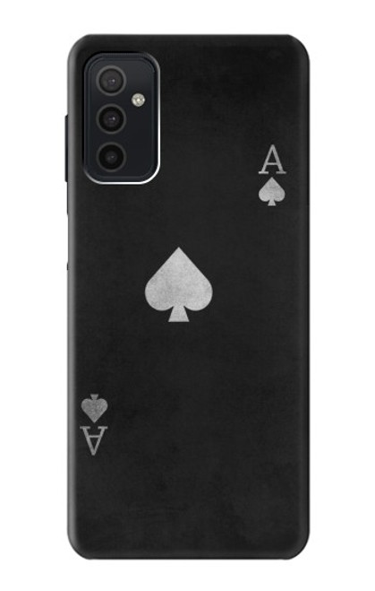 W3152 Noir Ace of Spade Etui Coque Housse et Flip Housse Cuir pour Samsung Galaxy M52 5G