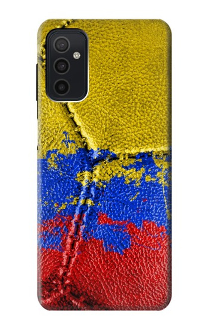 W3306 Colombie Drapeau de football graphique Millésime Etui Coque Housse et Flip Housse Cuir pour Samsung Galaxy M52 5G