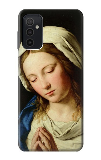 W3476 Prière Vierge Marie Etui Coque Housse et Flip Housse Cuir pour Samsung Galaxy M52 5G