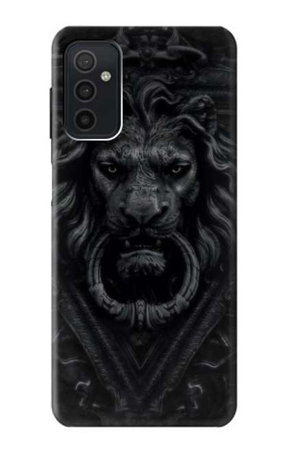 W3619 Lion noir gothique Etui Coque Housse et Flip Housse Cuir pour Samsung Galaxy M52 5G