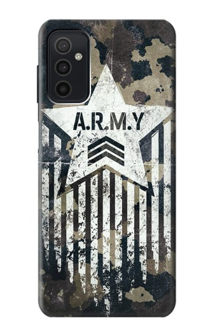 W3666 Camouflage de l'armée Etui Coque Housse et Flip Housse Cuir pour Samsung Galaxy M52 5G