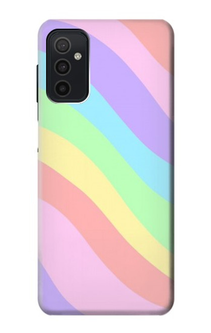 W3810 Vague d'été licorne pastel Etui Coque Housse et Flip Housse Cuir pour Samsung Galaxy M52 5G