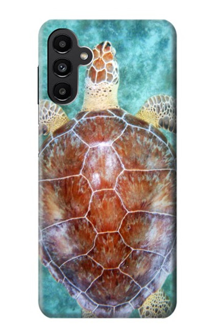 W1424 Tortue de mer Etui Coque Housse et Flip Housse Cuir pour Samsung Galaxy A13 5G