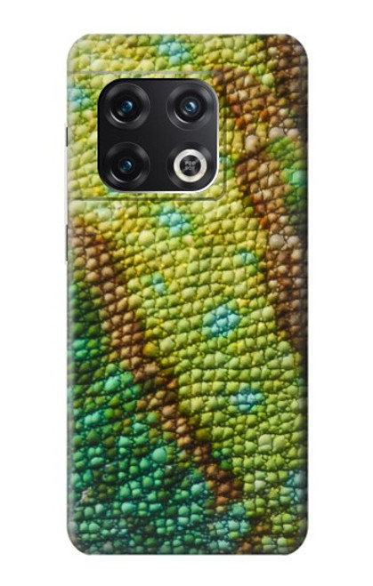 W3057 Imprimé graphique Lezard Peau Etui Coque Housse et Flip Housse Cuir pour OnePlus 10 Pro