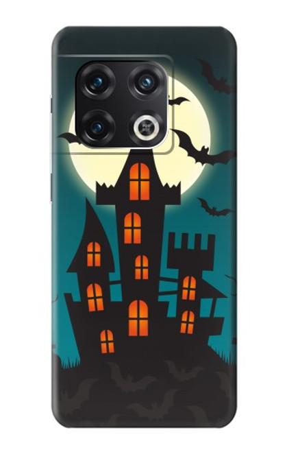 W3268 Château Halloween Festival Etui Coque Housse et Flip Housse Cuir pour OnePlus 10 Pro