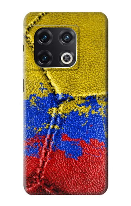 W3306 Colombie Drapeau de football graphique Millésime Etui Coque Housse et Flip Housse Cuir pour OnePlus 10 Pro