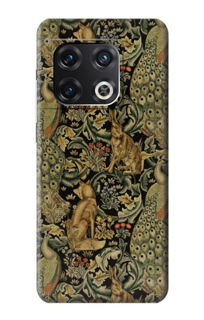 W3661 William Morris Forest Velvet Etui Coque Housse et Flip Housse Cuir pour OnePlus 10 Pro