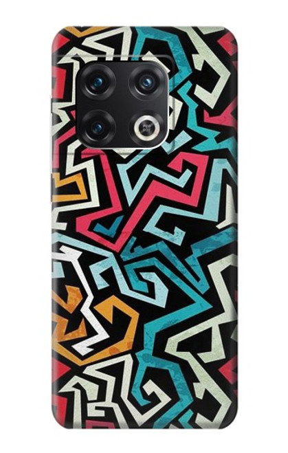 W3712 Motif Pop Art Etui Coque Housse et Flip Housse Cuir pour OnePlus 10 Pro