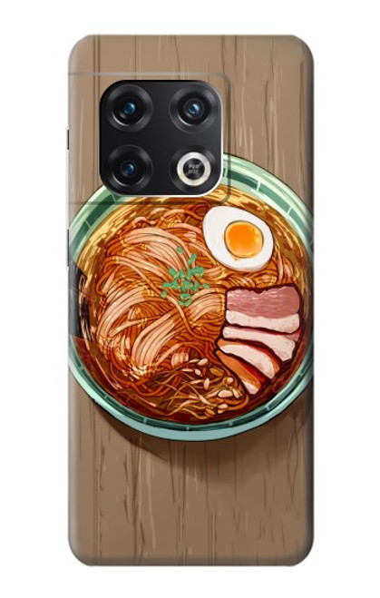 W3756 Nouilles ramen Etui Coque Housse et Flip Housse Cuir pour OnePlus 10 Pro