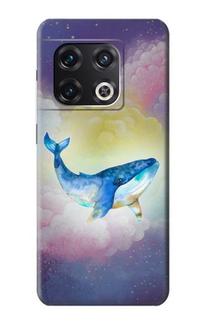 W3802 Rêve Baleine Pastel Fantaisie Etui Coque Housse et Flip Housse Cuir pour OnePlus 10 Pro