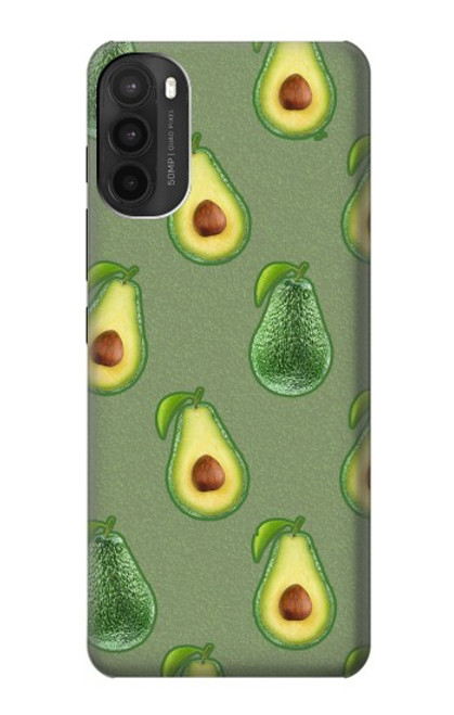 W3285 Motif d'avocat Etui Coque Housse et Flip Housse Cuir pour Motorola Moto G71 5G