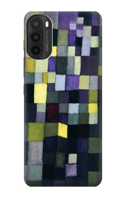 W3340 Architecture Paul Klee Etui Coque Housse et Flip Housse Cuir pour Motorola Moto G71 5G