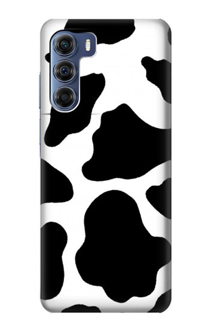 W2096 Motif de vache transparente Etui Coque Housse et Flip Housse Cuir pour Motorola Edge S30