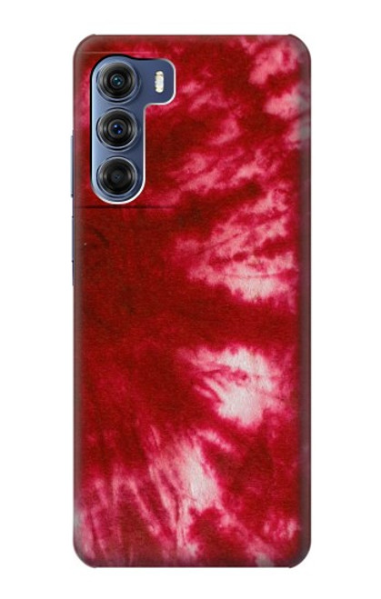 W2480 Tie dye rouge Etui Coque Housse et Flip Housse Cuir pour Motorola Edge S30