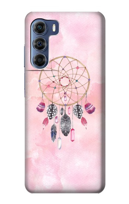 W3094 Peinture Dreamcatcher Aquarelle Etui Coque Housse et Flip Housse Cuir pour Motorola Edge S30