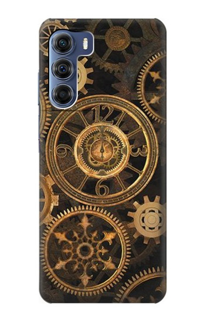 W3442 vitesse d'horloge Etui Coque Housse et Flip Housse Cuir pour Motorola Edge S30