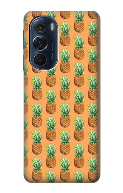 W3258 Motif ananas Etui Coque Housse et Flip Housse Cuir pour Motorola Edge X30