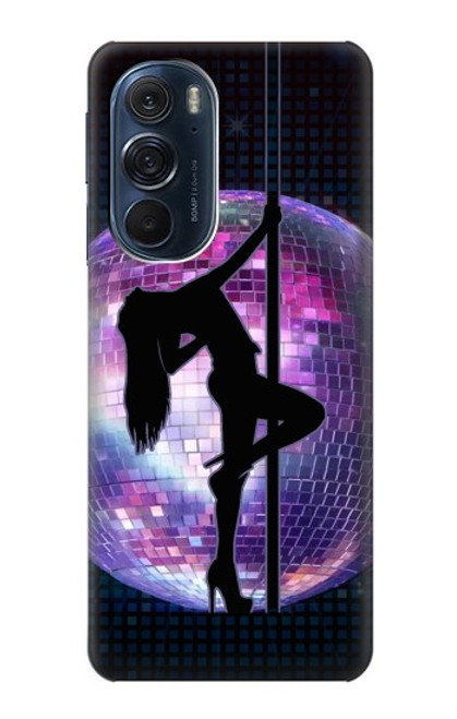 W3284 Disco Pole Fille Danse Etui Coque Housse et Flip Housse Cuir pour Motorola Edge X30