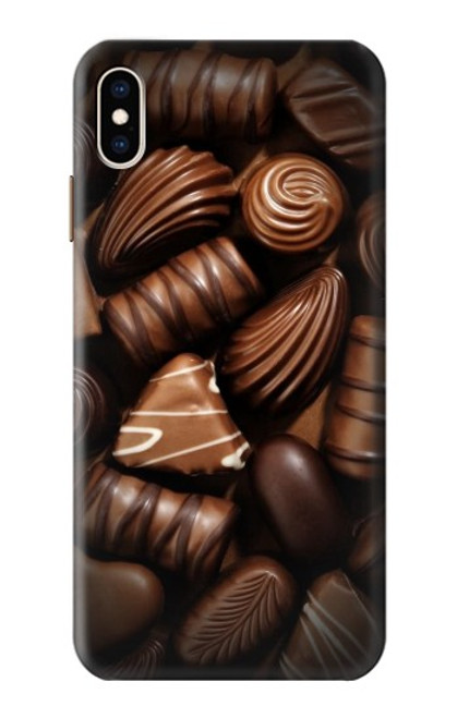 W3840 Amateurs de chocolat au lait au chocolat noir Etui Coque Housse et Flip Housse Cuir pour iPhone XS Max