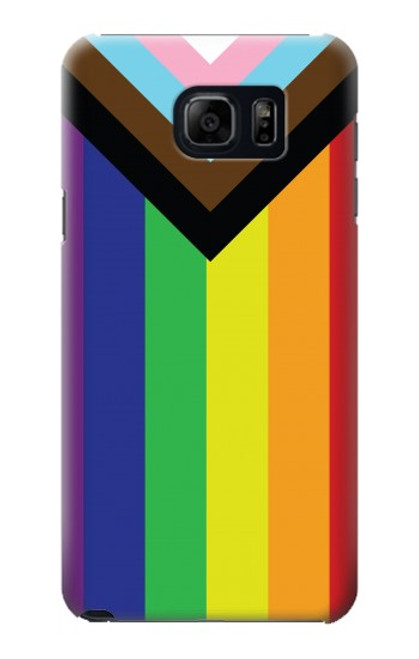 W3846 Drapeau de fierté LGBT Etui Coque Housse et Flip Housse Cuir pour Samsung Galaxy S6 Edge Plus