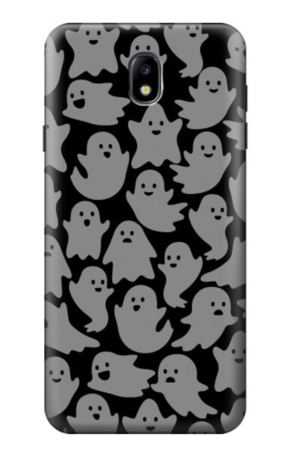 W3835 Motif fantôme mignon Etui Coque Housse et Flip Housse Cuir pour Samsung Galaxy J7 (2018), J7 Aero, J7 Top, J7 Aura, J7 Crown, J7 Refine, J7 Eon, J7 V 2nd Gen, J7 Star