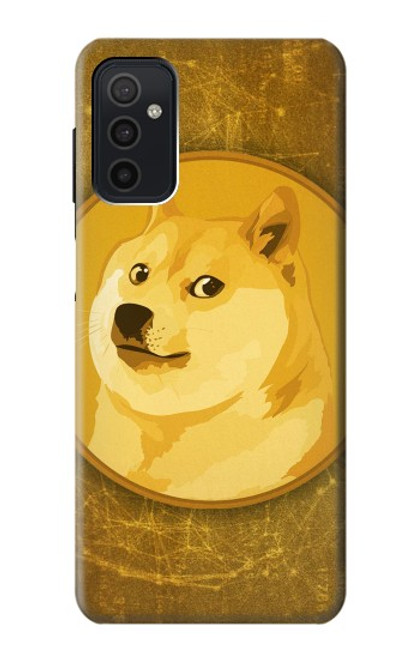 W3826 Dogecoin Shiba Etui Coque Housse et Flip Housse Cuir pour Samsung Galaxy M52 5G