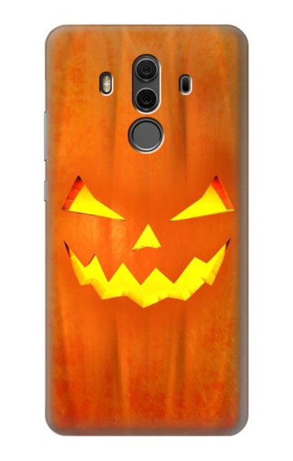 W3828 Citrouille d'Halloween Etui Coque Housse et Flip Housse Cuir pour Huawei Mate 10 Pro, Porsche Design