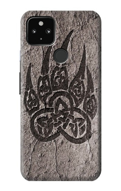 W3832 Patte d'ours nordique viking Berserkers Rock Etui Coque Housse et Flip Housse Cuir pour Google Pixel 4a 5G