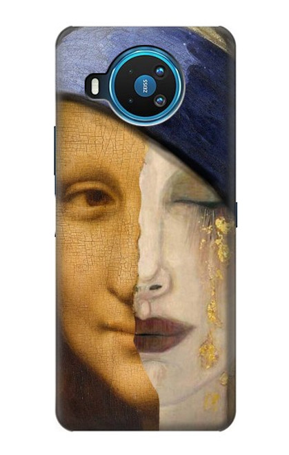 W3853 La Joconde Gustav Klimt Vermeer Etui Coque Housse et Flip Housse Cuir pour Nokia 8.3 5G