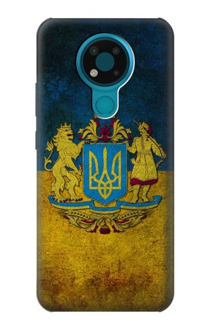 W3858 Drapeau de l'Ukraine Etui Coque Housse et Flip Housse Cuir pour Nokia 3.4