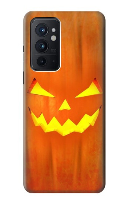 W3828 Citrouille d'Halloween Etui Coque Housse et Flip Housse Cuir pour OnePlus 9RT 5G