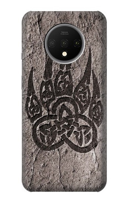 W3832 Patte d'ours nordique viking Berserkers Rock Etui Coque Housse et Flip Housse Cuir pour OnePlus 7T