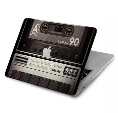 W3501 Lecteur cassette millésimé Etui Coque Housse pour MacBook Pro 14 M1,M2,M3 (2021,2023) - A2442, A2779, A2992, A2918