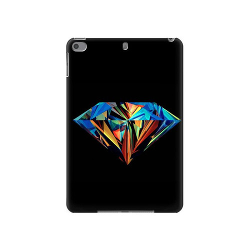 W3842 Diamant coloré abstrait Tablet Etui Coque Housse pour iPad mini 4, iPad mini 5, iPad mini 5 (2019)