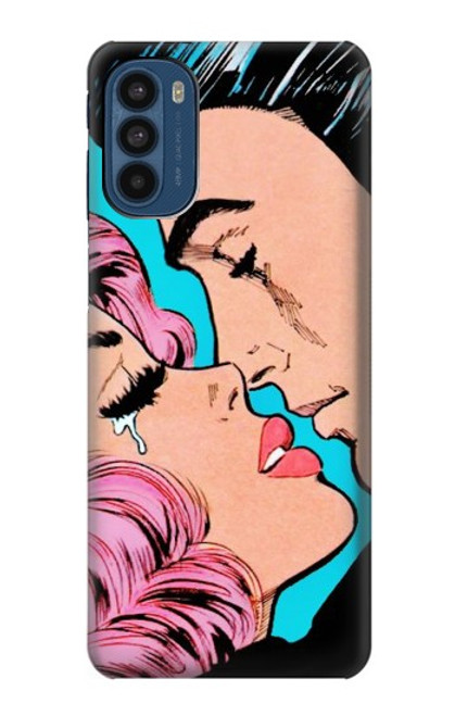 W3469 Pop Art Etui Coque Housse et Flip Housse Cuir pour Motorola Moto G41