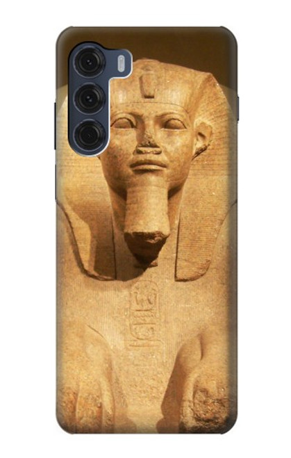 W1973 Sphinx égyptien Etui Coque Housse et Flip Housse Cuir pour Motorola Moto G200 5G