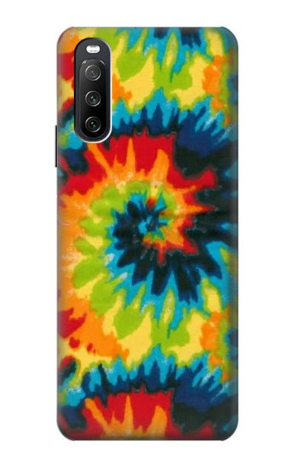 W3459 tie Dye Etui Coque Housse et Flip Housse Cuir pour Sony Xperia 10 III Lite