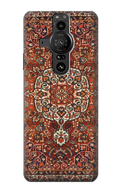 W3813 Motif de tapis persan Etui Coque Housse et Flip Housse Cuir pour Sony Xperia Pro-I