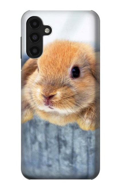 W0242 Lapin mignon Etui Coque Housse et Flip Housse Cuir pour Samsung Galaxy A13 4G