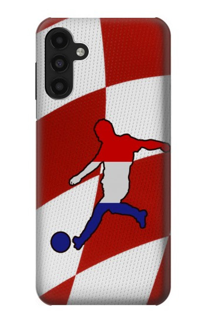 W2993 Croatie Football Football Etui Coque Housse et Flip Housse Cuir pour Samsung Galaxy A13 4G