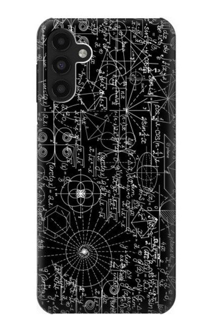 W3808 Tableau noir de mathématiques Etui Coque Housse et Flip Housse Cuir pour Samsung Galaxy A13 4G
