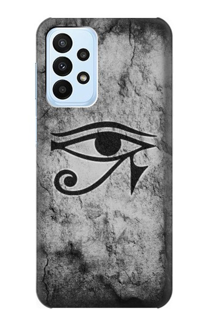 W3108 Égyptien ancien Soleil d'Horus Oeil Etui Coque Housse et Flip Housse Cuir pour Samsung Galaxy A23