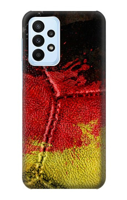 W3303 Allemagne Drapeau graphique Football Millésime Etui Coque Housse et Flip Housse Cuir pour Samsung Galaxy A23