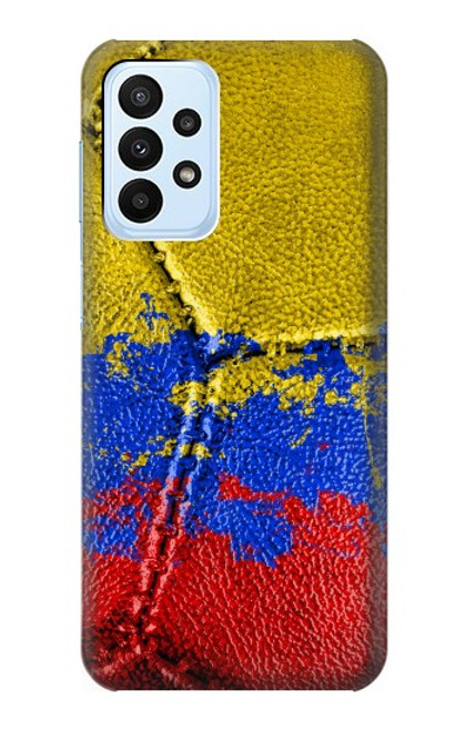 W3306 Colombie Drapeau de football graphique Millésime Etui Coque Housse et Flip Housse Cuir pour Samsung Galaxy A23