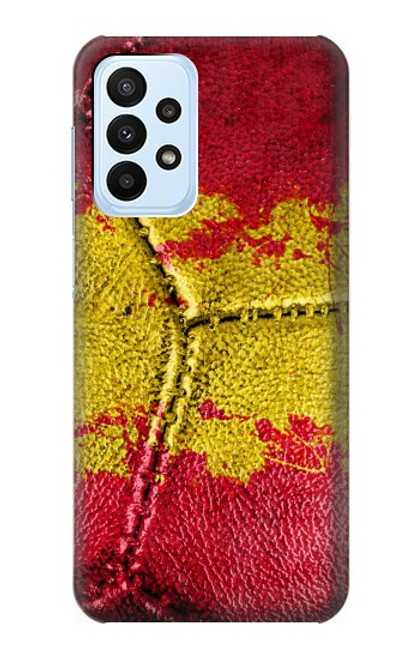 W3315 Espagne Drapeau graphique Football Millésime Etui Coque Housse et Flip Housse Cuir pour Samsung Galaxy A23