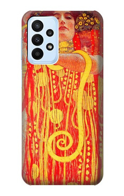 W3352 Gustav Klimt Médecine Etui Coque Housse et Flip Housse Cuir pour Samsung Galaxy A23