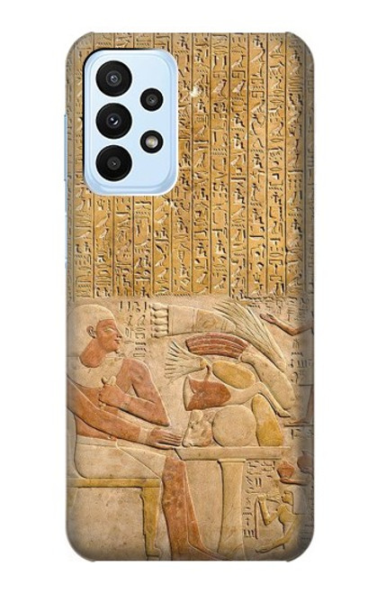 W3398 Egypte Stela Montouhotep Etui Coque Housse et Flip Housse Cuir pour Samsung Galaxy A23