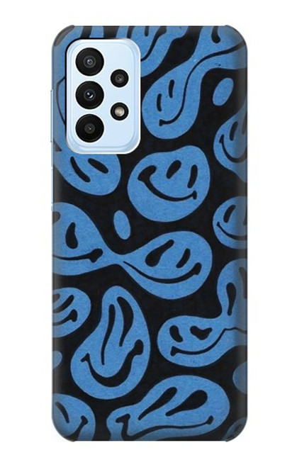 W3679 Motif fantôme mignon Etui Coque Housse et Flip Housse Cuir pour Samsung Galaxy A23