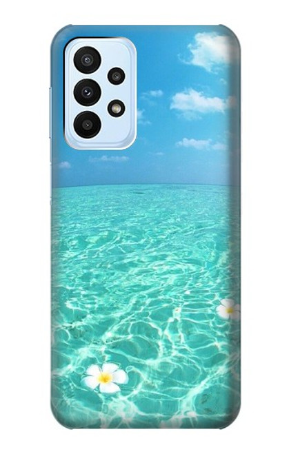 W3720 Summer Ocean Beach Etui Coque Housse et Flip Housse Cuir pour Samsung Galaxy A23